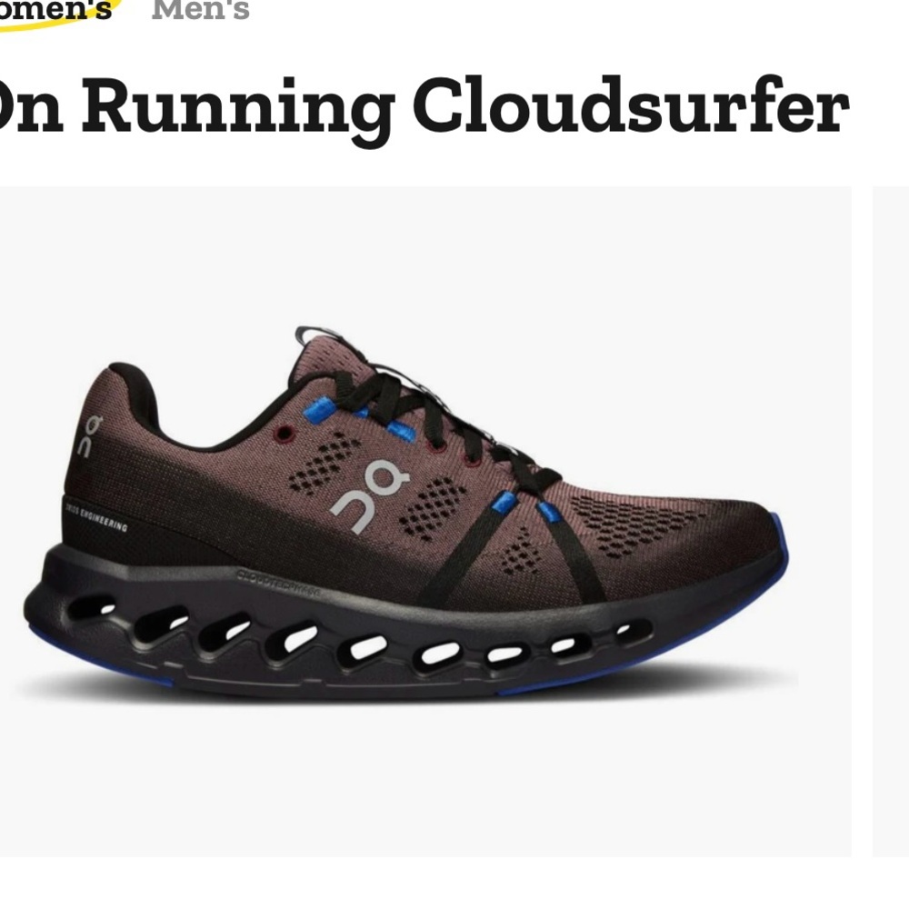 Woman’s On Cloudsurfer running shoe